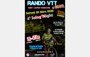 Samedi 29/03/2025, RDV à la 4ème Solog'Night !