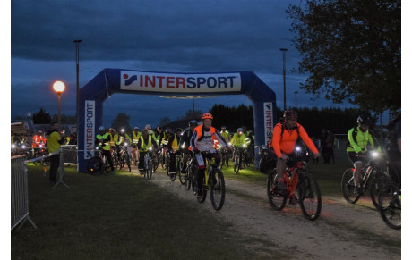 Une rando VTT Nocturne bien humide !